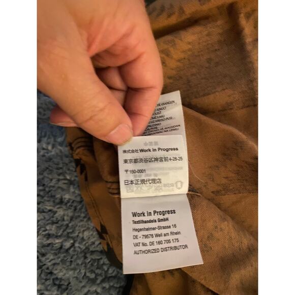 Carharrt Work in Progress Dark Brown L/S Native Shirt - Picture 7 of 12